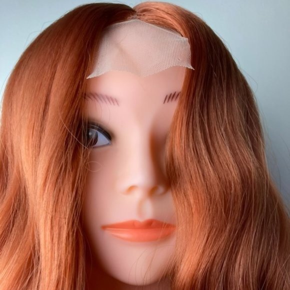 Orange  Middle Part Wig - Picture 3 of 12